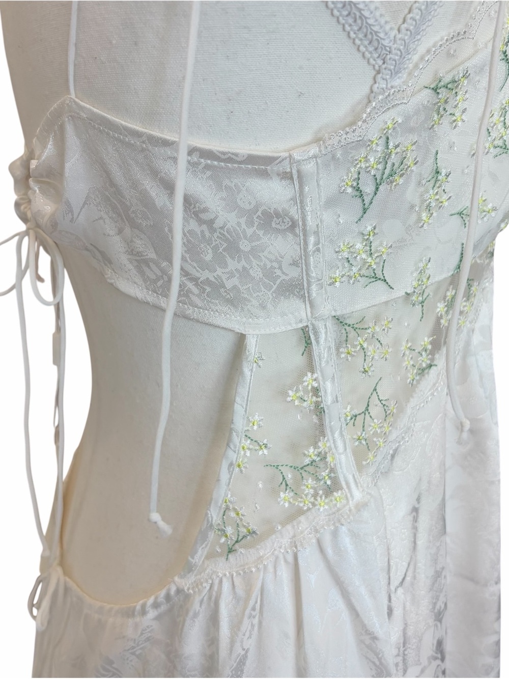 NWT For Love & Lemons Large Baby’s Breath Slip Dress - Picture 10 of 14